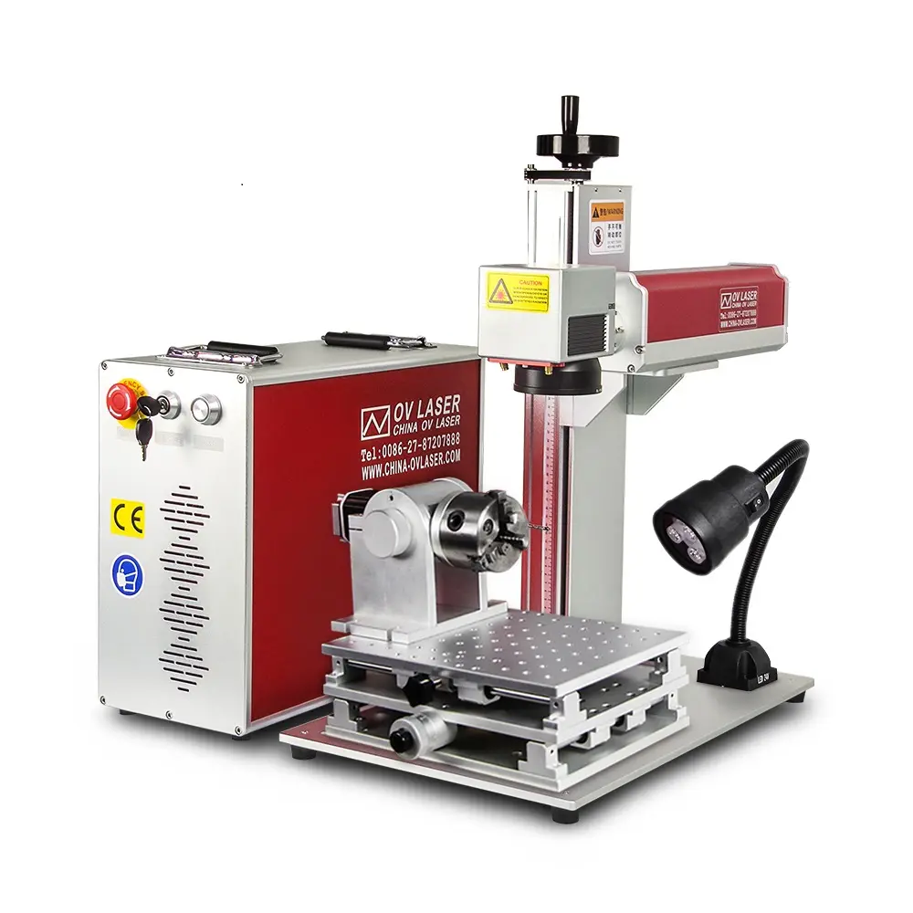 Lightburn Jpt mopa M7 Laser 50W 60W 100W Mopa Fiber Laser Color Marking Máquina de grabado en metal