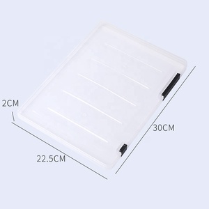 办公室用透明文件杂志纸保护器A4塑料文件收纳盒 - Product Image 2