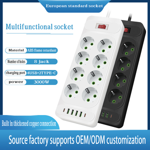 Enchufe estándar europeo multifuncional con USB - Product Image 4