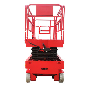 12M Đôi 6M Đến 14M Di Động Mini Thủy Lực Thang Máy Scissor Lift Bảng Làm Việc Trên Không Nền Tảng Công Việc - Product Image 4