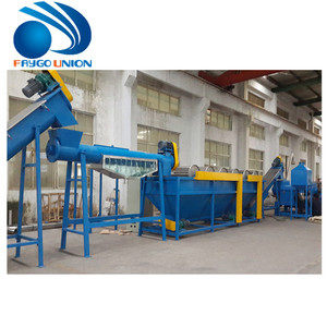 200-380kg/h שני יד פלסטיק מחזור pet בקבוק מכונת מחיר