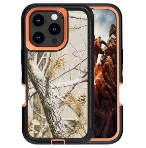 เคสลายพรางกันกระแทกเกราะไฮบริดที่ทนทานสำหรับ iPhone 16 PRO MAX XR XS MAX - Product Image 3