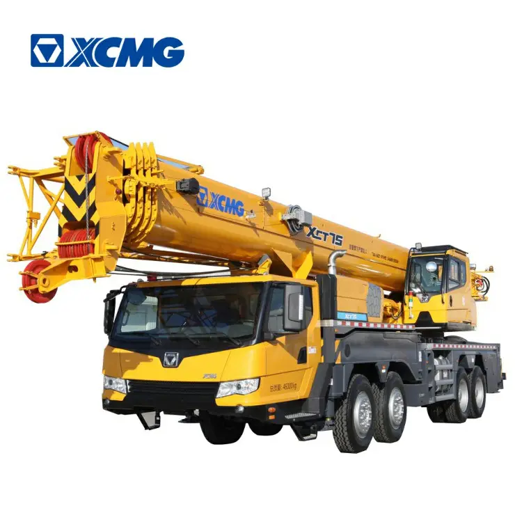 XCMG 공식 제조업체 QY75K 텔레스코픽 붐 크레인 새로운 75 톤 모바일 크레인 rc 유압 트럭 크레인 가격
