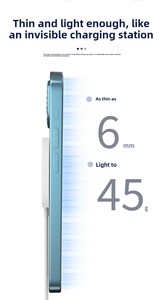 แท่นชาร์จไร้สาย15W แบบปรับแต่งได้จากโรงงานมินิแม่เหล็กข้ามพรมแดนใช้ได้กับ Apple ที่มีการใช้หูฟังพอร์ต Type-C - Product Image 6