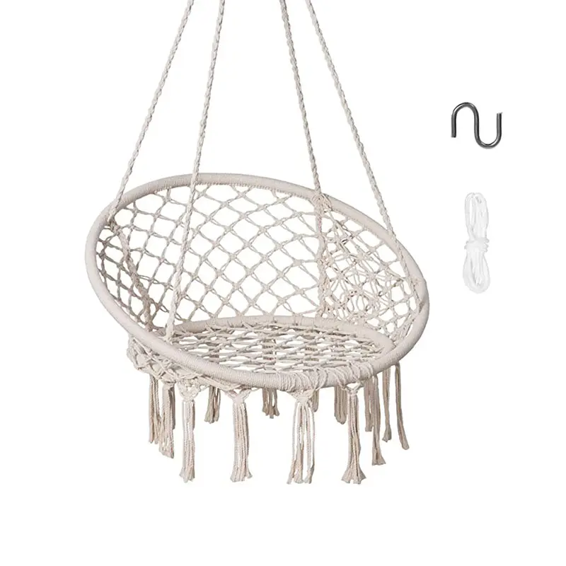 Zoshine all'ingrosso decorazione interna appeso sedia in Rattan alta Bimiti amaca sedia altalena stile Boho sedia appesa