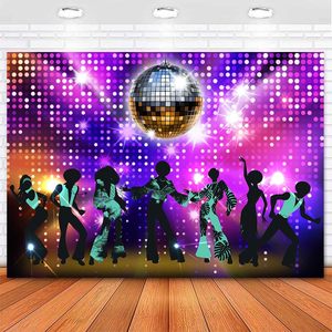 Sensfun çılgın Neon disko parti zemin Vintage 70s 80s 90s Boogie dans zemin 1970s disko ateş gece kulübü sahne aydınlatma