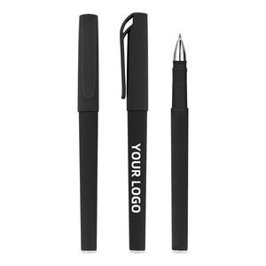 纯色塑料中性笔0.5毫米书写宽度广告促销便宜 - Product Image 4