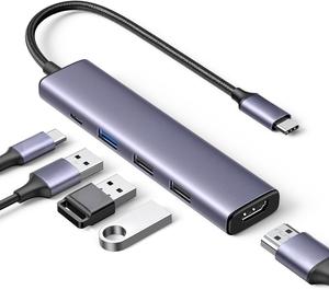 <span class=keywords><strong>5</strong></span> ב <span class=keywords><strong>1</strong></span> רכזת usb c עם מעטפת אלומיניום usb 3.0/<span class=keywords><strong>2</strong></span>.0/hdmi 100w תמיכה pd 4k @ 30hz 5gbps שידור