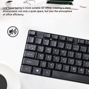 Teclado de ordenador de Chocolate, silencioso, impermeable, con cable, USB estándar, para escritura de ordenador de oficina - Product Image 4