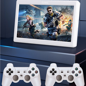 กล่องเกมทีวีจอแบนแบบ XP18สามารถเชื่อมต่อกับคอนโซลเกมผู้เล่นหลายคนแบบมือถือ3D พร้อมตัวควบคุมการเชื่อมต่อแบบไร้สายสองตัว - Product Image 2