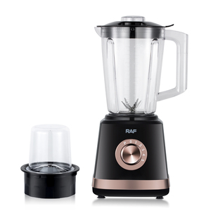 Raf 2 in 1เครื่องปั่นน้ำผลไม้1.5L ความเร็วสูง5เกียร์220V เครื่องปั่นน้ำผลไม้ขายดี450W กำลังแรงเริ่มต้นอย่างรวดเร็วด้วยใบมีด6ใบ - Product Image 1