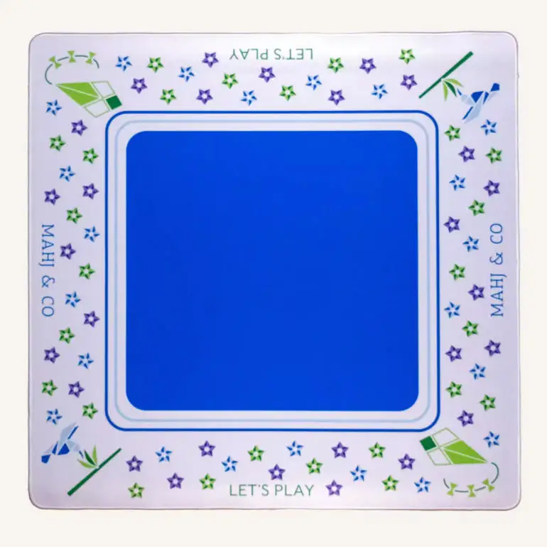 Tapis bleu