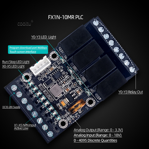 Scheda di controllo industriale FX1N-10MR DC10-28V PLC controllore logico programmabile relè di ritardo modulo di potenza Controller di personalizzazione - Product Image 2