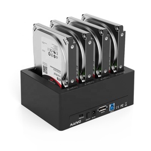 MAIWO Quad-bay Hdd Clone Docking Station ,support 2.5&quot;/3.5&quot; Sata Hard Disk Drive,4pcs SSD, Usb3.0 5Gbps,tool Free Design - Product Image 5