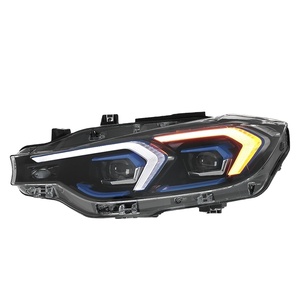 New Arrival High Quality <strong>55W</strong> LED Lens Daytime Running <strong>Light</strong> 6000k White H1 13-19 3 Series F30 F35 Front Headlight Assembly 12V - Product Image 4