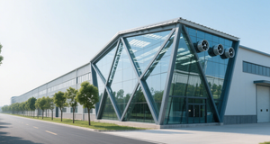 Modernes Fertighaus mit 2D-und 3D-Design Stahl konstruktion gebäude Lager werkstatt büro - Product Image 2