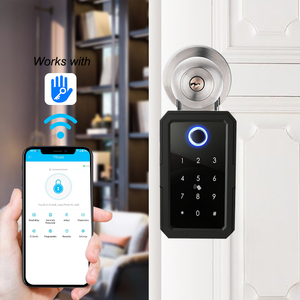 Metal akıllı mini küçük duvara monte anahtar güvenli TTlock app şifreli kilit anahtar saklama kilidi kutusu - Product Image 2