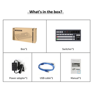 Controlador de interruptor de 12 entradas, completamente personalizable, full HD, teclado portátil, usb, conmutador de vídeo sin costuras - Product Image 6