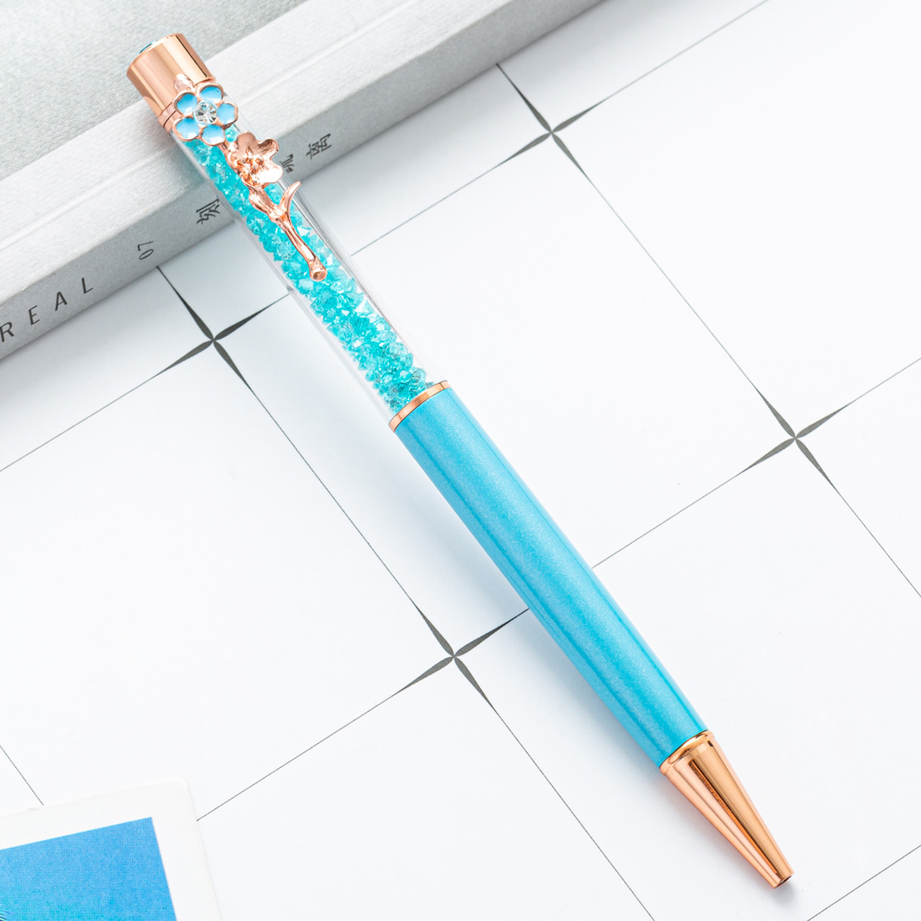 Crystal light blue