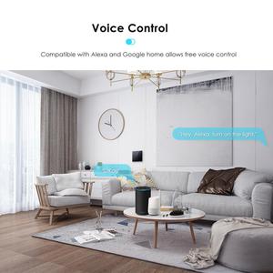 TuyaスマートスイッチUSAUニュートラルワイヤー/ニュートラルワイヤー不要1/2/3/4ギャングライトWiFiタッチスイッチAlexa Google Homeで動作 - Product Image 6