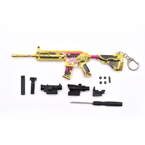 Gerçekçi Mini silah modeli Metal oyuncak tabancaları M416 minyatür montaj tabancası modeli süsler Boys hediyeler yetişkinler için - Product Image 2