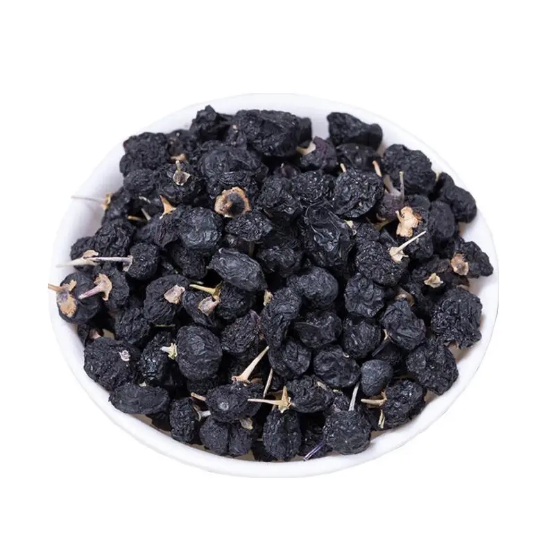 Grosir tradisi Cina kualitas tinggi Herbal kering Goji hitam Wolfberry hitam Berry Beri