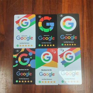 Customize logo Programmable <strong>Variable</strong> <strong>QR</strong> <strong>Code</strong> ISO 14443A Ntag 213\215\216 NFC google Review Card - Product Image 5