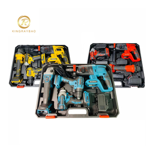 Popüler seçimi akülü alet çantası kutusu çantası el aracı donanım Combo Set güç araçları kiti - Product Image 1