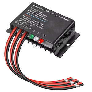 10A 12V/24V PWM Controlador de carga solar con pantalla LCD sistema de energía solar 12V kit solar - Product Image 6