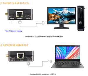 MR5210C USB3-0-C uzaktan ile CNC Metal kabuk 5G için 2.5G kablolu Ethernet RM520 551E ürün için iletişim ve ağ - Product Image 4