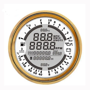 Monitor multifunción para salpicadero de coche, 12V, 6 medidores, velocidad, RPM, temperatura del combustible, presión de aceite, voltímetro GPS - Product Image 5