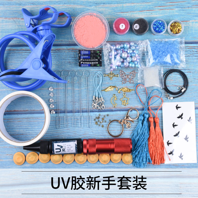 Uv pegamento traje de novato
