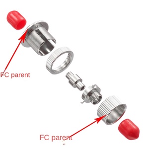 Optik FC/UPC Fiber optik zayıflatıcı 0-30db 4G ağ uyumluluğu ile manuel ayarlanabilir mekanik tasarım - Product Image 4