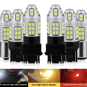 สัญญาณไฟเลี้ยวและไฟเบรค1157 LED 1156/2835/40SMD กำลังไฟสูงป้องกันไฟกะพริบสภาพใหม่สำหรับรถยนต์12V - Product Image 2