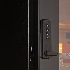 YOHTRON 88Lデジタル湿度計付き電気葉巻ヒュミドール、スペインの杉の木製棚付き450カウント容量葉巻キャビネット