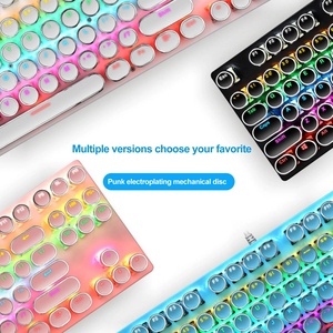Wired <strong>Keyboard</strong> Green Axis Colorful RGB <strong>Light</strong> Color 87 <strong>Key</strong> USB Punk Gaming Mechanical <strong>Keyboard</strong> for Desktop <strong>Computer</strong> <strong>Keyboard</strong> - Product Image 5