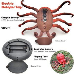 Ept điều khiển từ xa hồng ngoại bạch tuộc với ánh sáng Pin hoạt động động vật RC đồ chơi bạch tuộc bò bạch tuộc với RC - Product Image 6