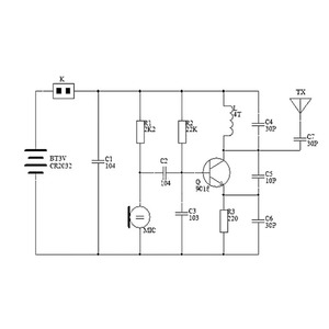 DIY Electronics <strong>Kit</strong> Soldering <strong>Kit</strong> <strong>FM</strong> Radio <strong>Kit</strong> With Microphone 88-108 MHz <strong>FM</strong> Frequency Modulation Wireless Receiver Board - Product Image 6