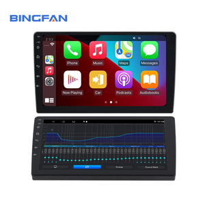 9 inç dokunmatik ekran oyuncular 2 Din Android 2 + 32GB Carplay araba radyo WIFI BT DSP monitör ters kamera ile DVD OYNATICI - Product Image 3