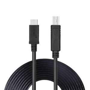 <strong>USB</strong> <strong>3</strong>.<strong>1</strong> <strong>Type</strong> C Male to <strong>USB</strong> 2.<strong>0</strong> <strong>Type</strong> B Male Printer Cable <strong>1</strong>.5m 5FT