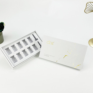 Waterproof Essential Oil Bottle Packaging <strong>Boxes</strong> 5ML <strong>10ML</strong> 15ML Ampoules <strong>White</strong> EVA Foam Insert Matt Lamination Sponge Eye Cream - Product Image 3