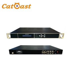 MODULADOR CATV IP HLS SRT RTMP HTTP UDP entrada a 8/12/16/24 ISDB-T DVB-T ATSC o salida de 32 DVB-C modulador Digital