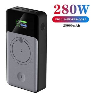 MFG doğrudan satış flaş Pro Ultra güç banka 25000mAh 140W hızlı şarj 289.5W taşınabilir şarj cihazı OLED ekran - Product Image 2