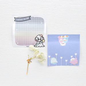 100纸/套每日系列卡通新鲜信息笔记学生备忘录纸便签 - Product Image 3
