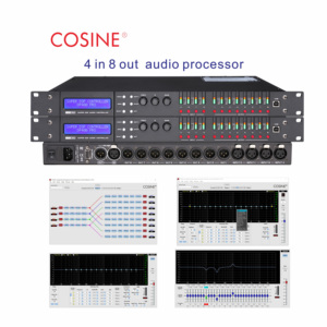 Procesador de audio digital 4 entradas 8 salidas Sistema de sonido profesional Karaoke Procesador de audio multifunción - Product Image 2