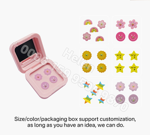 Nhà Sản Xuất Ban Đầu Đầy Màu Sắc Hydrocolloid Mụn Mụn Trứng Cá Vá Tùy Chỉnh Thiết Kế Mụn Trứng Cá Các Bản Vá Lỗi Với Hộp Gương - Product Image 5