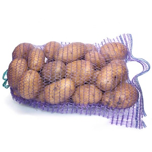 PE Sacs Oignons Rouges 30*47cm 50*80cm soğan patates çuval plastik RSCHel örgü Net çanta ile İpli cut-sipariş hizmeti - Product Image 5