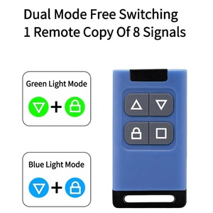 Çift mod anahtarlama RF teksir uzaktan kumanda 315 433 868MHZ Cop uzaktan kumanda klonlama kodu 4 tuşları kablosuz kapısı için - Product Image 4