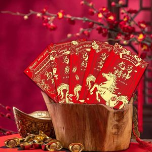 2026 Tùy Chỉnh Sang Trọng May Mắn Phong Bì Màu Đỏ Trung Quốc Năm Mới Tiền Giấy Gói Biểu Tượng Dập Nổi Hongbao Cho Món Quà Cho - Product Image 6