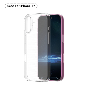 超薄型ソフトシリコンクリスタルクリアリムジェル透明TPU携帯バックケースカバーApple iPhone 17シェル用 - Product Image 6